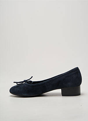 Escarpins talon plat jusqu'à 3cm bleu REQINS femme
