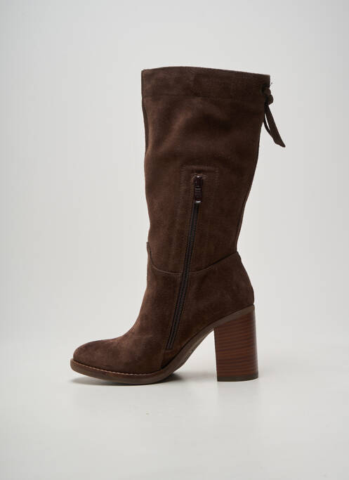 Bottes talon bottier talon de 7 à 9cm marron NERO GIARDINI femme
