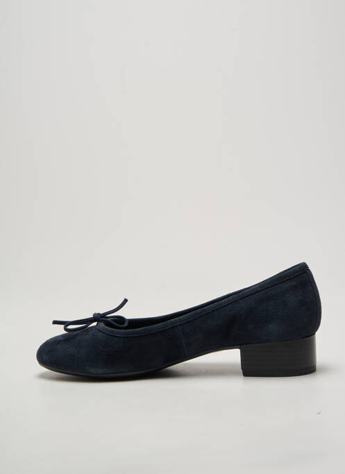 Escarpins talon plat jusqu'à 3cm bleu REQINS femme