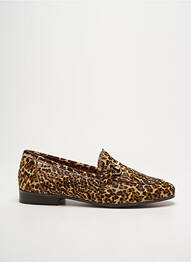 Mocassins bout rond talon plat jusqu'à 3cm marron MAISON TOUFET femme