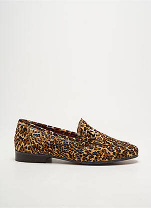Mocassins bout rond talon plat jusqu'à 3cm marron MAISON TOUFET femme