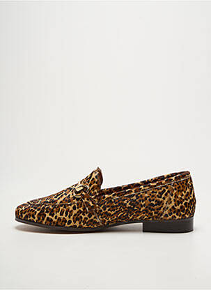Mocassins bout rond talon plat jusqu'à 3cm marron MAISON TOUFET femme