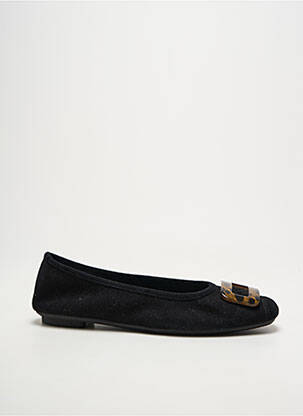 Ballerines bout carré talon plat jusqu'à 3cm noir REQINS femme