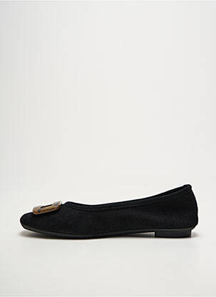 Ballerines bout carré talon plat jusqu'à 3cm noir REQINS femme