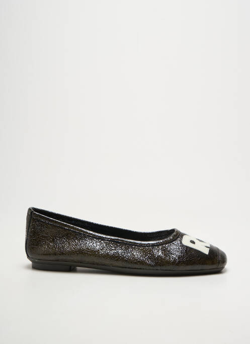 Ballerines bout carré talon plat jusqu'à 3cm vert REQINS femme