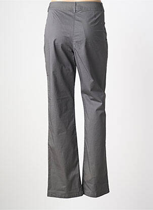 Pantalon droit tissage popeline taille normale gris ARMOR LUX femme