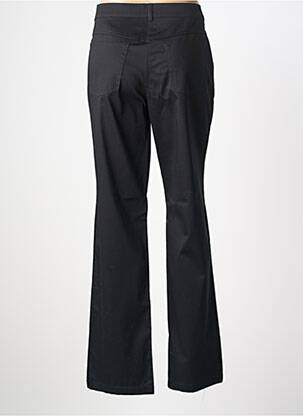 Pantalon droit tissage popeline taille normale noir PAUL BRIAL femme