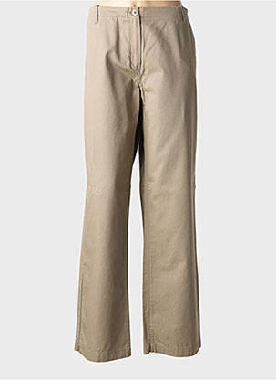 Pantalon large fermeture zippée sous rabat boutonné taille normale gris ARMOR LUX femme