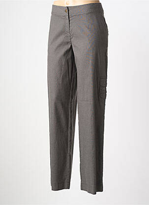 Pantalon cargo coupe droite taille normale gris ARMOR LUX femme