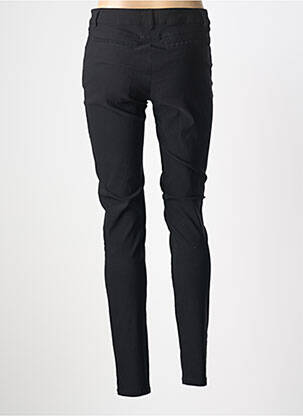 Pantalon slim tissage popeline taille normale noir SOLOLA femme