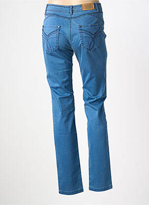 Jeans coupe slim tissage brut taille normale bleu JOCAVI femme