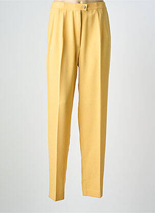 Pantalon slim taille normale taille normale jaune PRUNELLE femme