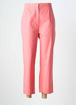 Pantalon 7/8 tissage popeline taille normale rose ARMOR LUX femme