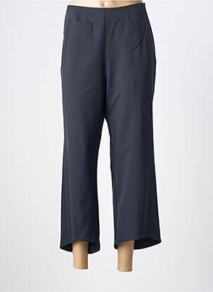 Pantalon 7/8 taille normale taille normale bleu CARNET DE BORD femme