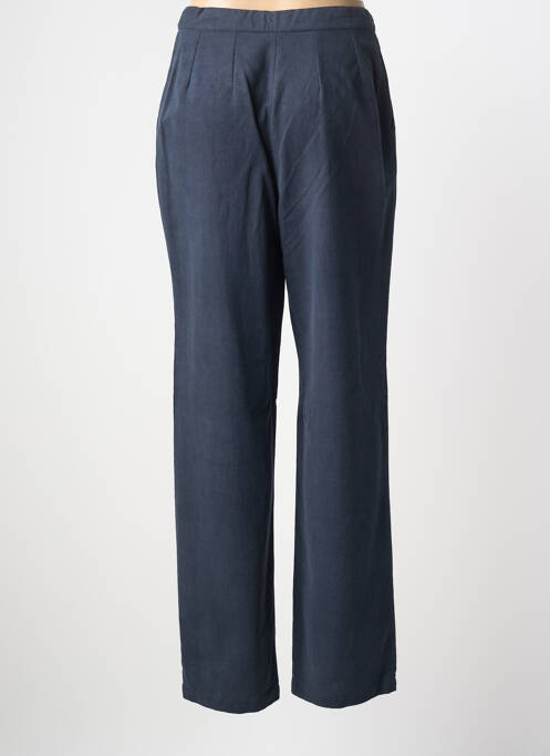 Pantalon droit tissage popeline taille normale bleu ARMOR LUX femme