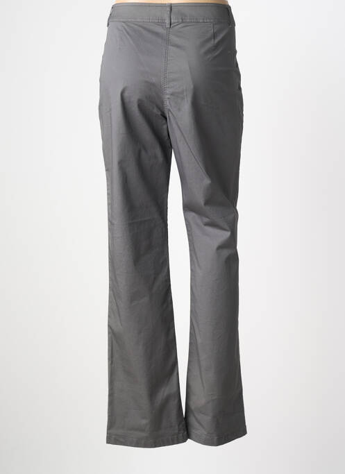 Pantalon droit tissage popeline taille normale gris ARMOR LUX femme