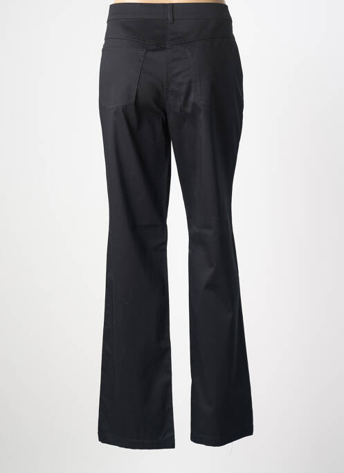 Pantalon droit tissage popeline taille normale noir PAUL BRIAL femme