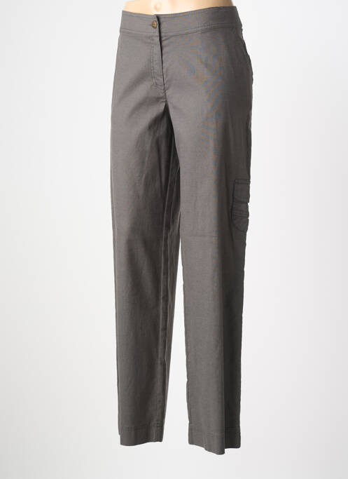 Pantalon cargo coupe droite taille normale gris ARMOR LUX femme