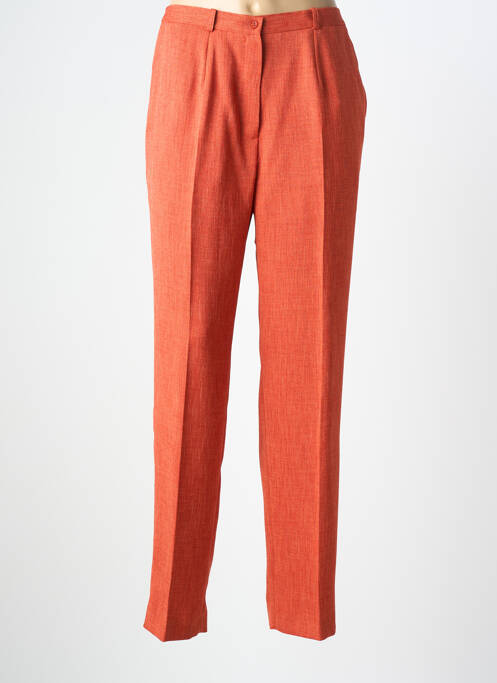 Pantalon slim taille normale taille normale orange PIER BÉ femme