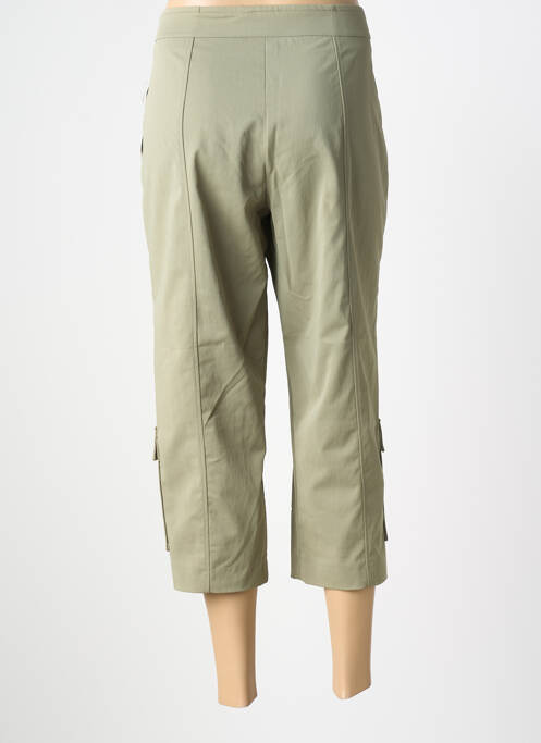 Pantacourt tissage popeline taille normale vert PIER BÉ femme
