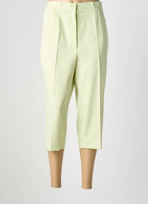 Pantacourt tissage popeline taille normale vert PRUNELLE femme