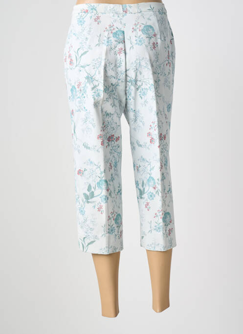 Pantacourt tissage popeline taille normale bleu PIER BÉ femme