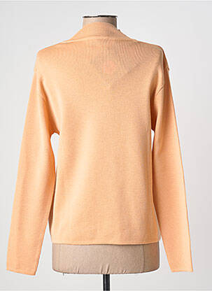 Pull coupe cintrée manches longues orange HORSE GUARD femme