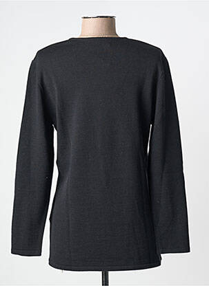 Pull coupe droite manches longues noir JEAN GIRARD femme