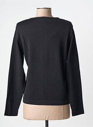 Pull coupe cintrée manches longues noir EDWIGE femme