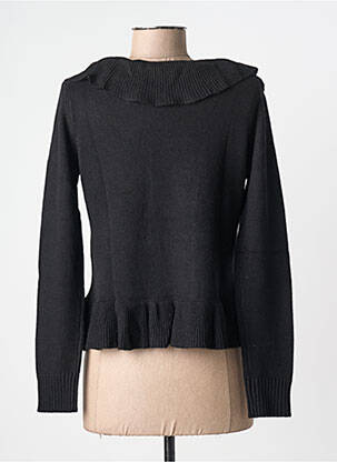 Gilet manches longues coupe cintrée noir KATMAI femme