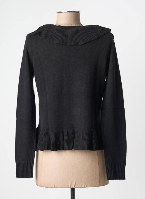 Gilet manches longues coupe cintrée noir KATMAI femme