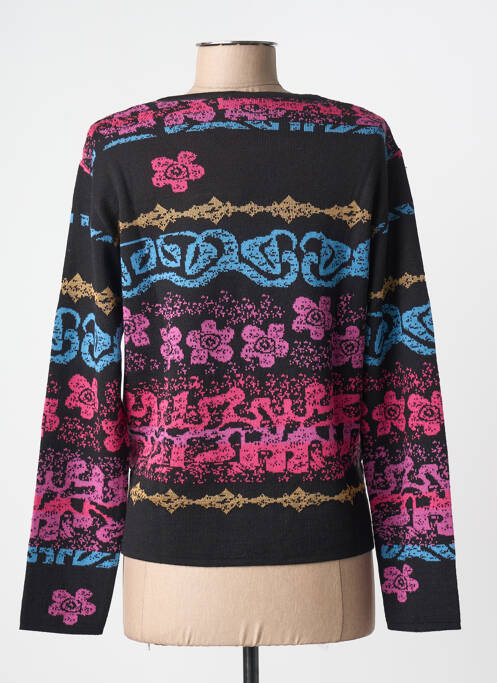 Pull manches longues manches longues noir EDWIGE femme