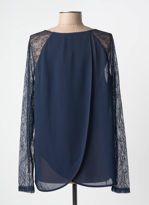 Top coupe cintrée manches longues bleu BLACK MOJITO femme