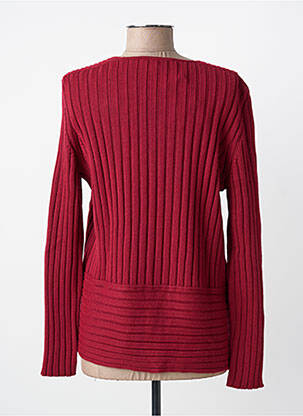 Gilet manches longues stretch rouge FINETTE femme