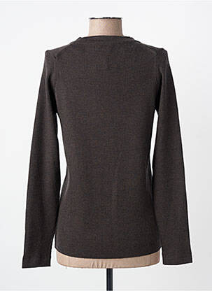 Gilet manches longues stretch gris ARMOR LUX femme