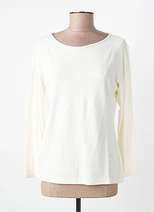 Top stretch manches longues beige ENTRACTE femme