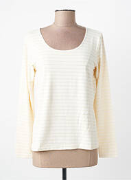 Top stretch manches longues beige ENTRACTE femme