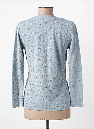 Top stretch manches longues bleu ENTRACTE femme