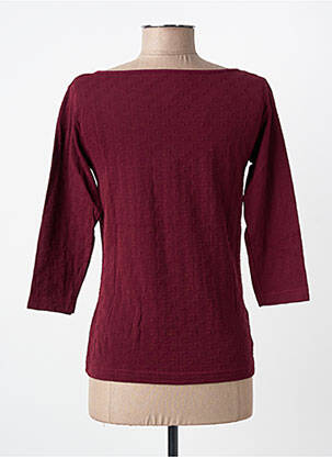 Top stretch manches longues rouge ENTRACTE femme