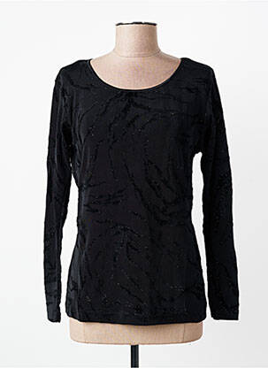 Top stretch manches longues noir ENTRACTE femme