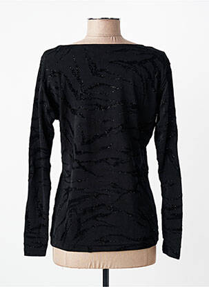 Top stretch manches longues noir ENTRACTE femme