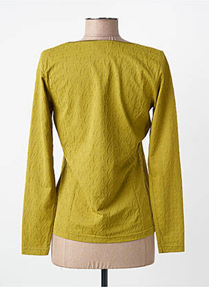 Top stretch manches longues vert ENTRACTE femme