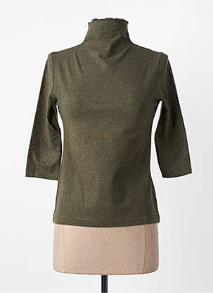 Top stretch manches 3/4 vert ENTRACTE femme