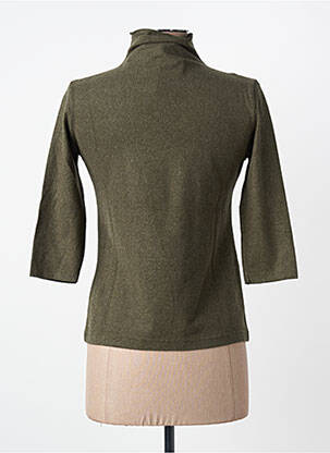Top stretch manches 3/4 vert ENTRACTE femme