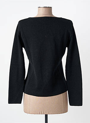 Pull coupe cintrée manches longues noir PAUL BRIAL femme