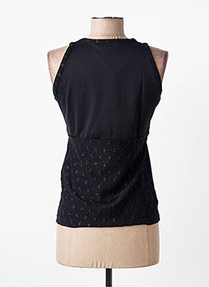 Top stretch sans manche noir ENTRACTE femme