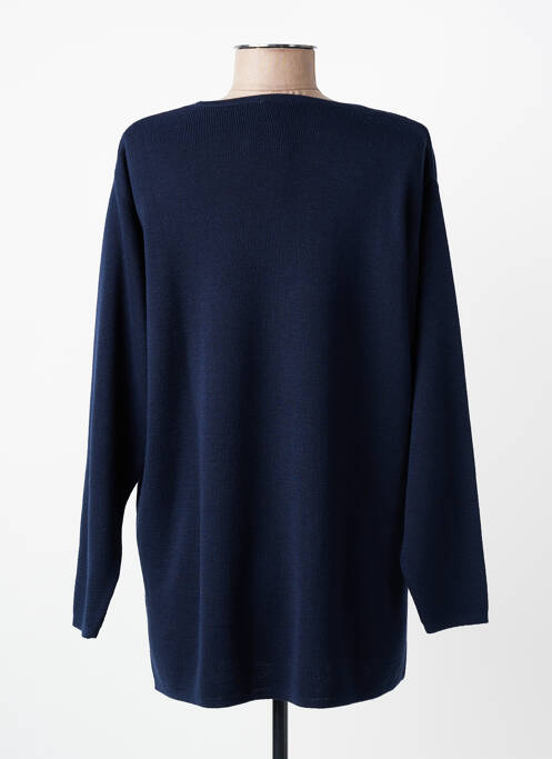 Gilet manches longues stretch bleu FINETTE femme