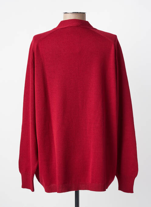Gilet manches longues stretch rouge EDWIGE femme