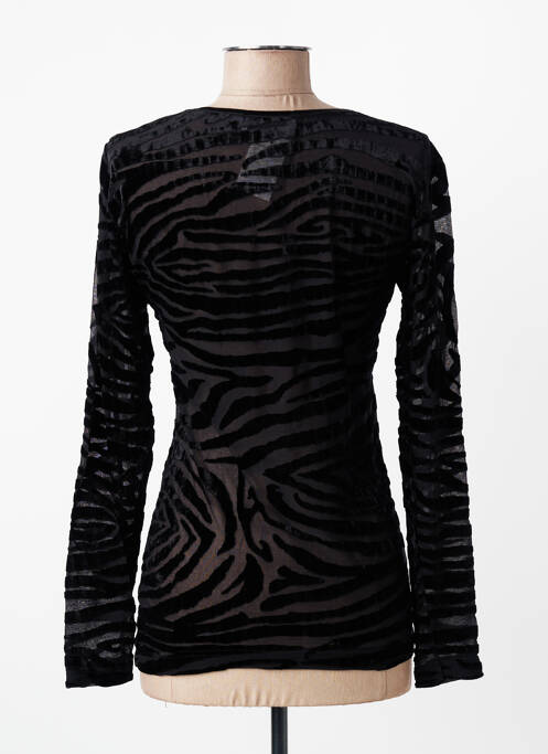 Top stretch manches longues noir ENTRACTE femme