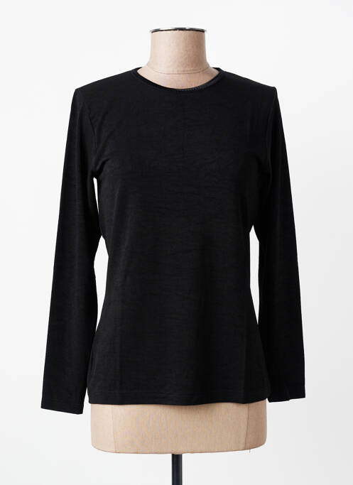 Top stretch manches longues noir ENTRACTE femme